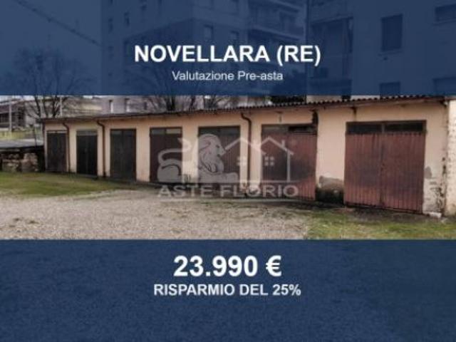Immobile in asta di 90 m, box auto in vendita a Novellara