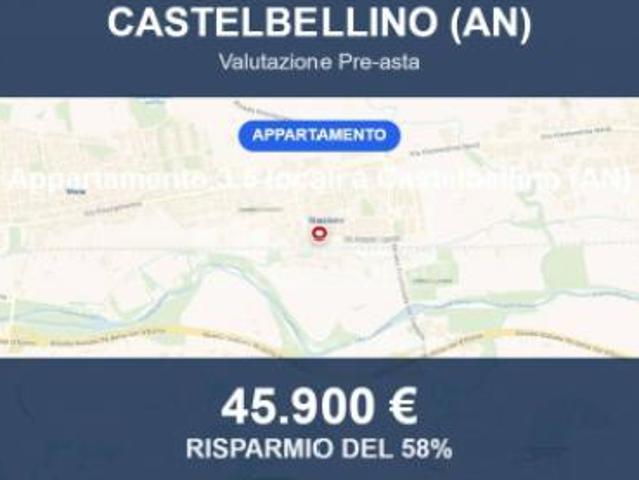 Immobile in asta di 90 m, box auto in vendita a Castelbellino