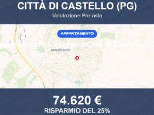 Immobile in asta di 90 m, box auto in vendita a Citt di Castello