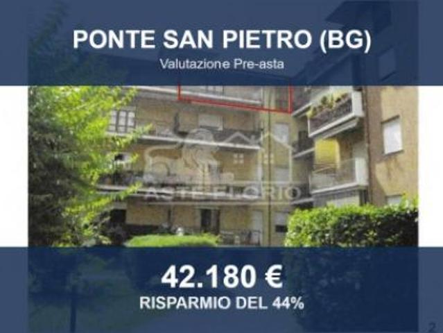 Immobile in asta di 92 m, box auto in vendita a Ponte San Pietro