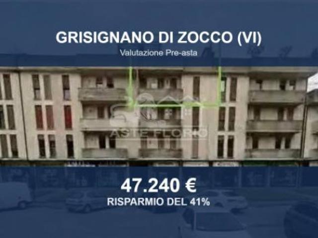 Immobile in asta di 93 m, box auto in vendita a Grisignano di Zocco