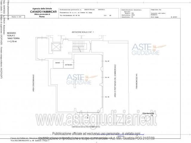 IMMOBILI IMMOBILE COMMERCIALE Via Decimomannu, 48, 00148 Roma RM, Italia
