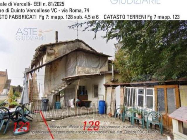 IMMOBILI IMMOBILE RESIDENZIALE Via Roma, 74, 13030 Quinto Vercellese VC, Italia