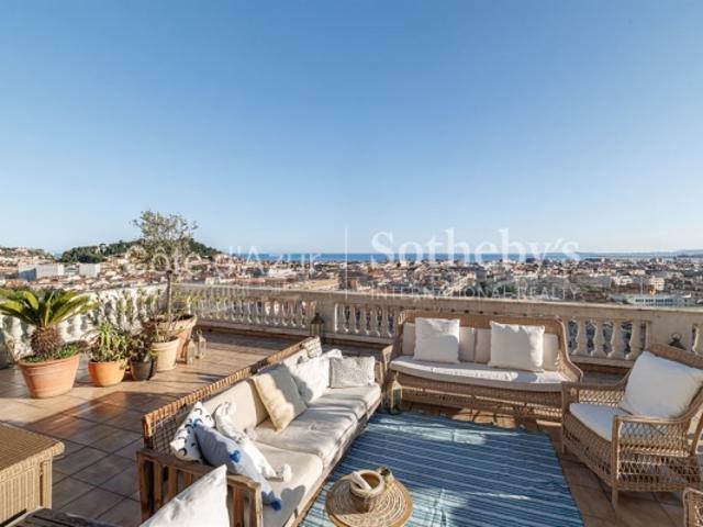 Immobilier de prestige Nice appartement exclusif avec terrasse et vue mer Cimiez
