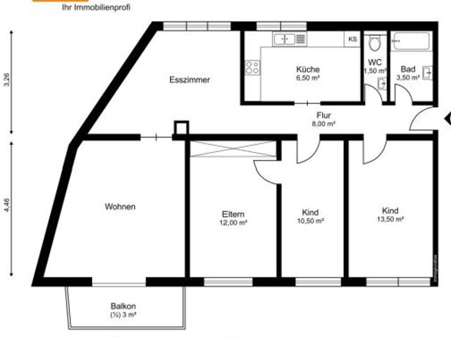 IMMORath.de 4 Zimmer Wohnung mit Panoramablick Provisionsfrei!