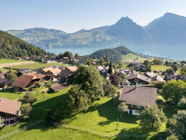 ImmoWyss 1615 m2 Bauland in der Zone W2 mit wunderbarem Niesenblick