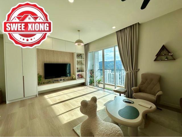 IMPERIAL GRANDE 1000sf 2CP CORNER UNIT SUNGAI ARA FULLY RENO FURNISH