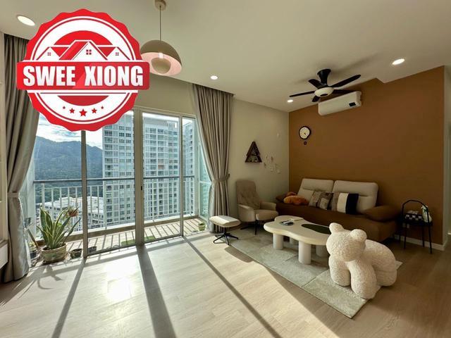 IMPERIAL GRANDE 1000sf 2CP FULLY RENO FURNISH SUNGAI ARA HIGH FLOOR