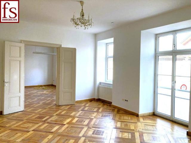 BEEINDRUCKENDE KANZLEI / BÜRO / PRAXIS / ALTBAU mit KAISERLICHEM FLAIR / 5 RÄUMEN in ZENTRUMSLAGE von BAD ISCHL