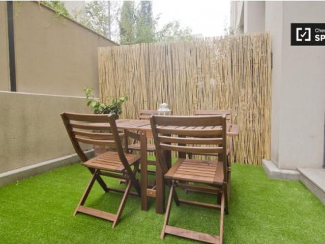 Impresionante estudio con aire acondicionado y amplia terraza para alquilar en San Blas