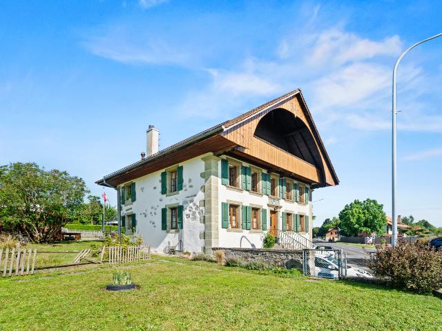 In einem Waadtländer Bauernhaus: Atypische Maisonette Wohnung