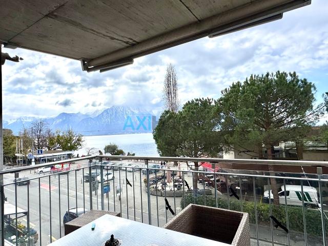 In exklusiver Lage ! Sublime 4,5 Zimmerwohnung gegenüber der Landungsbrücke von Montreux