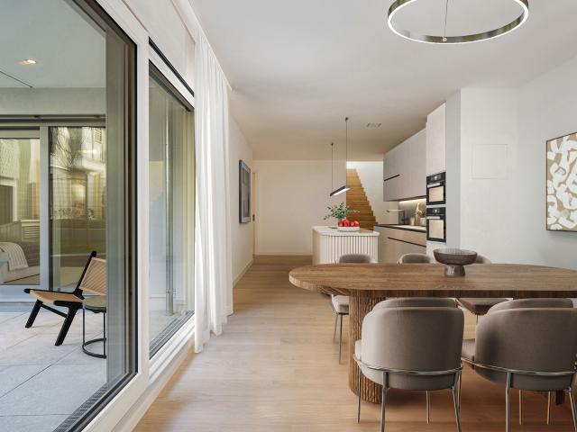 In Laufnähe zum Gärtnerplatz: Stylisches Haus im Haus mit Garten zum Erstbezug