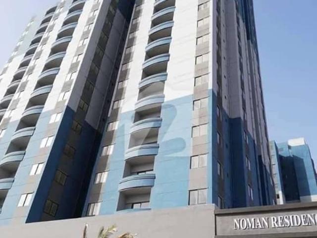 In nomand residential, west open, corner, 2 bed dd flats are available for sale in noman residential on bank loan and on cash
