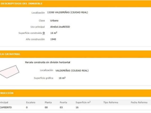 Inmueble en Venta en Valdepeñas
