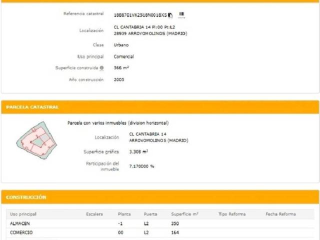Inmueble en Venta en Arroyomolinos Madrid