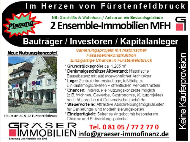Innenstadtgrundstück mit Altbestand Entwicklung möglich: Wohnen & Gewerbe
