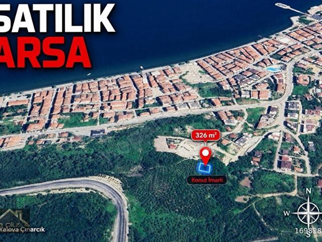 ÇINARCIK'TA FULL DENİZ MANZARALI 326 m2 KONUT İMARLI ARSA