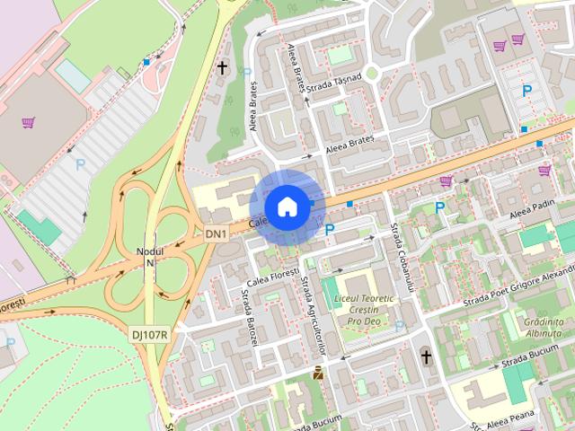 Inchiriere Apartament 3 camere semidecomandat, 60 mp, Eroilor