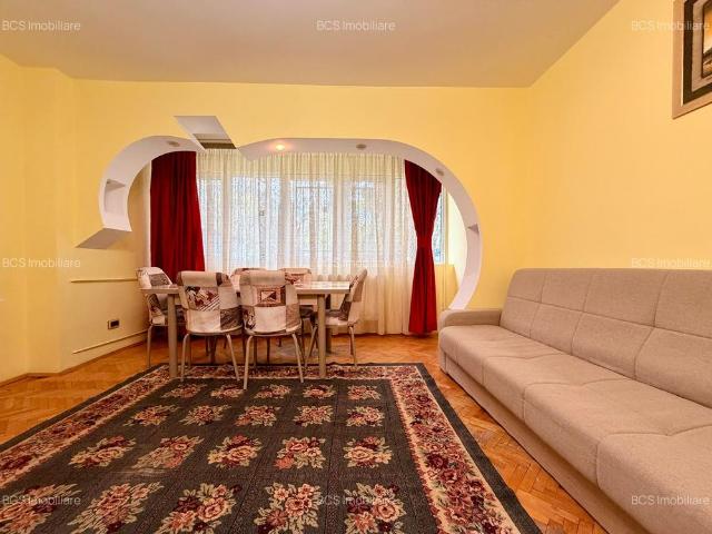 Inchiriere apartament 3 camere, parter, mobilat/utilat, bloc reabilitat | Pajura