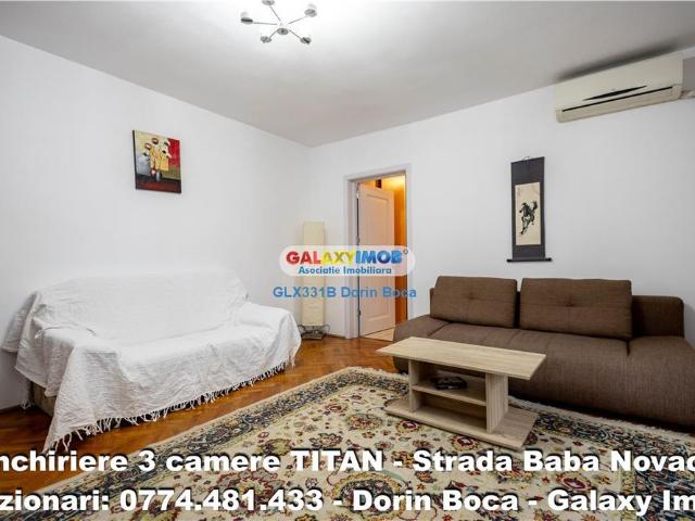 Inchiriere apartament 3 Camere TITAN Str. Baba Novac 10 min METROU