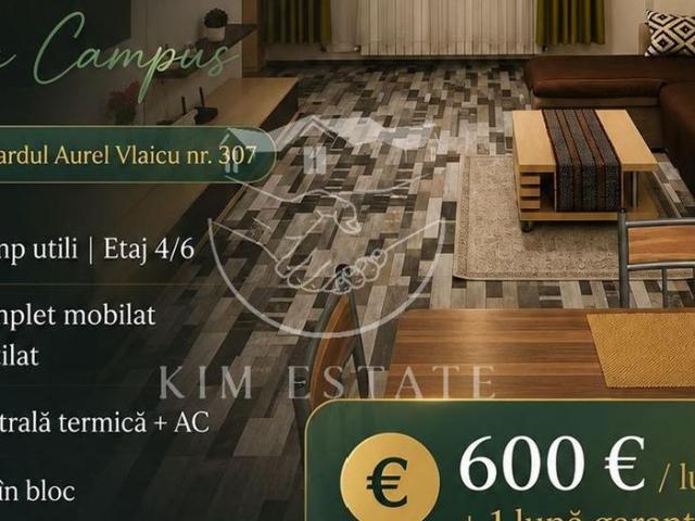 Închiriere apartament 2 camere, zona Campus