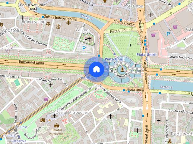 inchiriere apartament cu 2 camere in zona Unirii