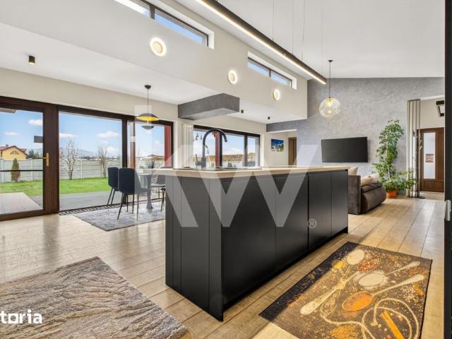 Inchiriere casa moderna cu 3 camere, teren 1450 mp zona Stupini, Bra