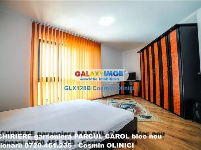 INCHIRIERE garsoniera decomandata bloc nou PARCUL CAROL