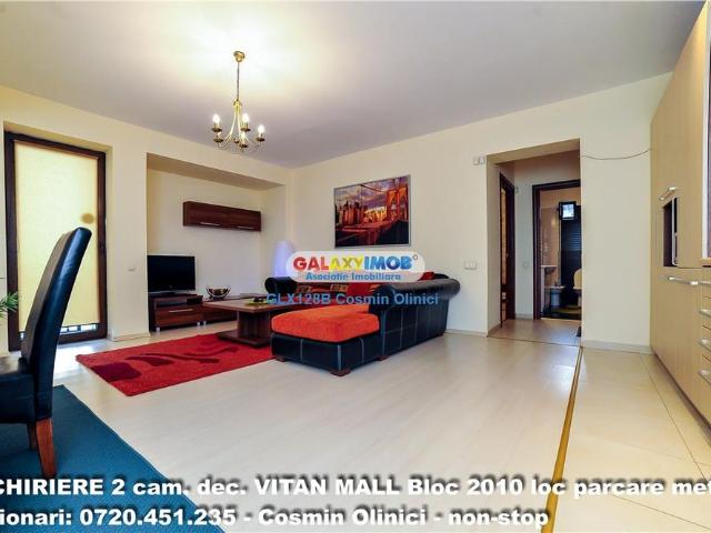 Inchiriere 2 camere Mall Vitan bloc 2010 loc parcare centrala metrou