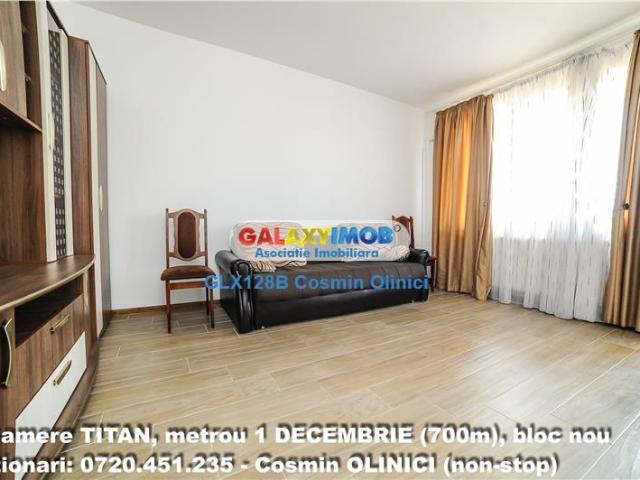 INCHIRIERE 2 camere TITAN, parcare,metrou 1 DECEMBRIE 700m, bloc nou