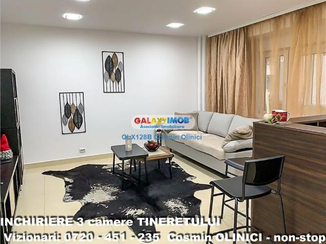 Inchiriere 3 camere dec Timpuri Noi prima inchiriere renovat