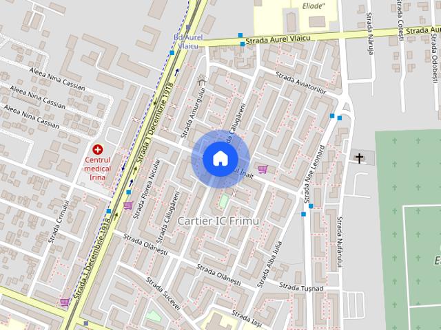 Închiriez apartament 1 camera I.C. Frimu