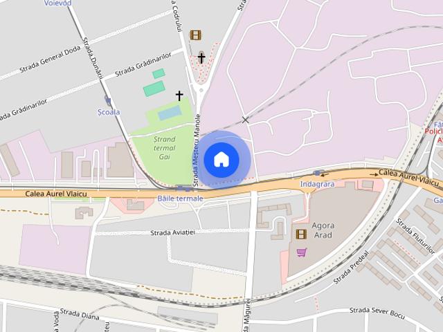 Inchiriez apartament 2 camere Vlaicu, decomandat, etaj 2, centrală gaz