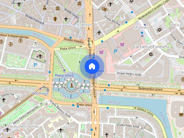 Inchiriez apartament 2 camere zona Unirii