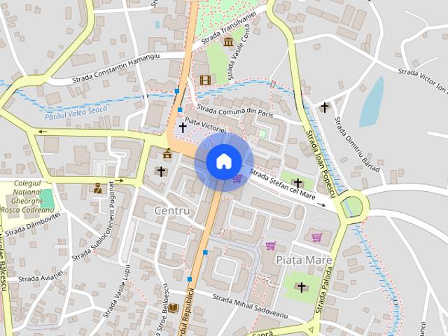 Inchiriez apartament 2 camere Barlad zona ultracentrală
