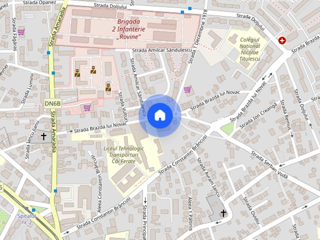 Inchiriez apartament 2 Camere Craiova, Brazda, zona Complex Nou Simplon