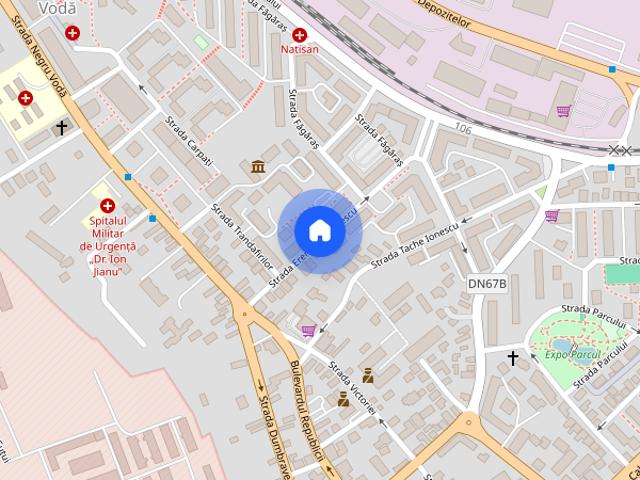 Inchiriez apartament 2 camere Pitesti, Eremia, etaj 2 4, mobilat, utilat