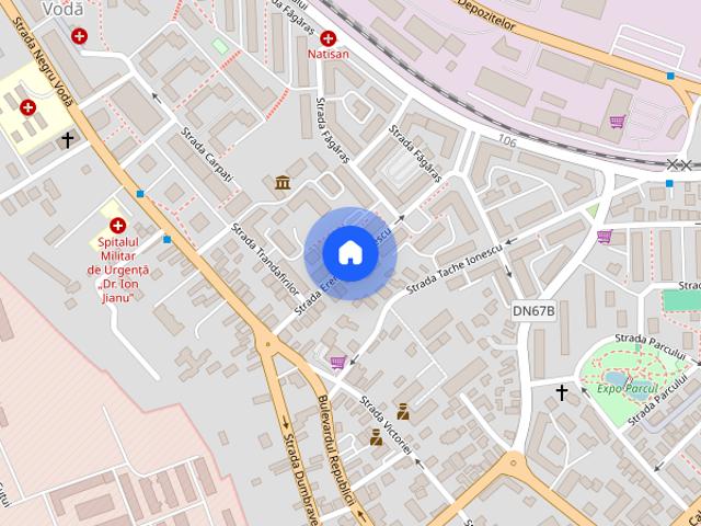 Inchiriez apartament 2 camere Pitesti, Eremia, etaj 2 4, mobilat, utilat