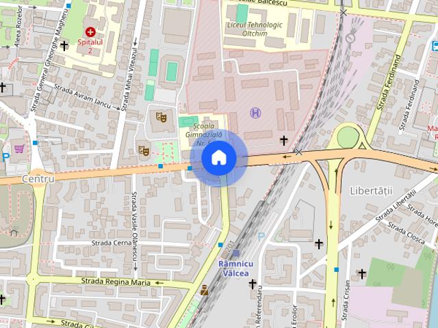 Inchiriez apartament 2 camere, Ramnicu Valcea, zona Nord, parter, bloc reabilitat