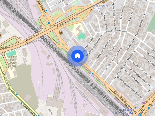 Inchiriez apartament 3 camere pe Calea Grivitei, bloc reabilitat