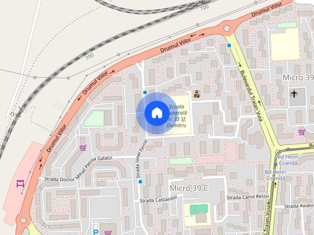 închiriez garsonieră,spate la Mall