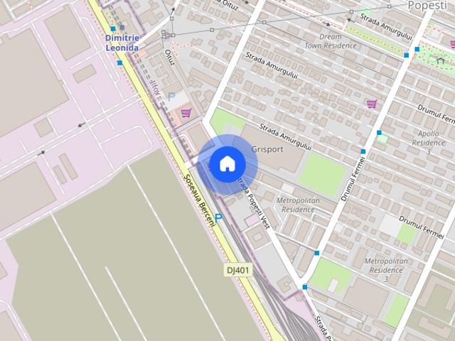 Închiriez garsoniera 13 min. metrou Dimitrie Leonida cu loc de parcare