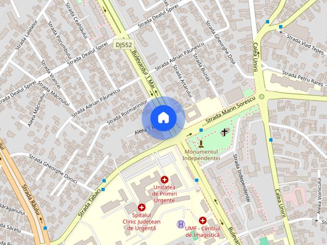 Închiriez garsoniera, zona 1 Mai
