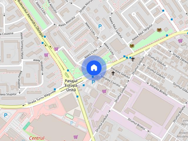 Închiriez studio modern cu terasă in Magurele