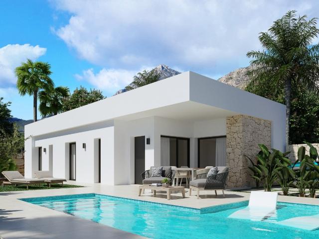 INCREIBLE VILLA CON GRAN PARCELA, 3 DORMITORIOS, PISCINA PRIVADA EN FINESTRAT