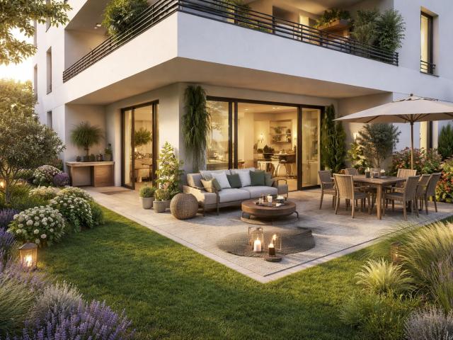 INCROYABLE JARDIN DE 155 M² POUR CE SUPERBE T4 DE 80 M² A SANARY SUR MER 4 pièces, 80 m²