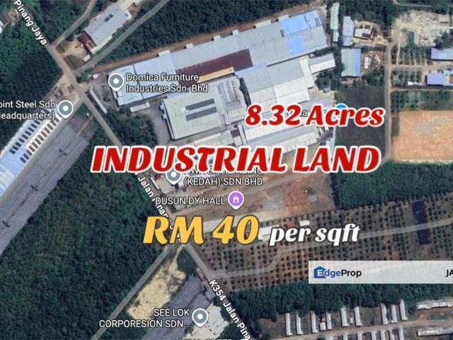 Industrial Land Bukit Pinang Kepala Batas Jitra Kedah For Sale