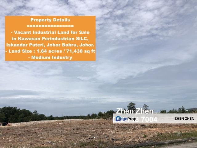 Industrial Land for Sale in Kawasan Perindustrian SiLC, Iskandar Puteri, Johor Bahru, Malaysia
