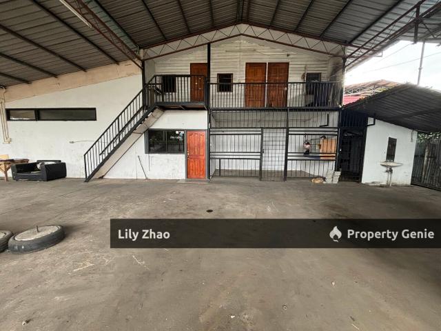 Industrial Workshop for Rent, Fenced Land 8,000 sf with Office & Worker Quarters, Kepayan near Airport Kota Kinabalu, Sabah